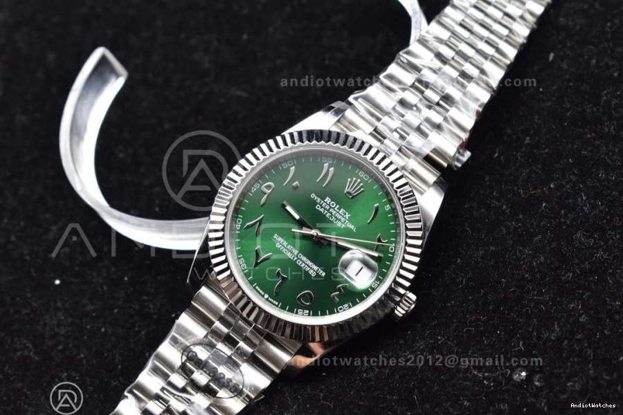 41 1:1 GoodFit Jubilee Best DateJust Arabic Dial on 638 Green SA 126334 904L DIWF Bracelet Marker Edition Steel 1031